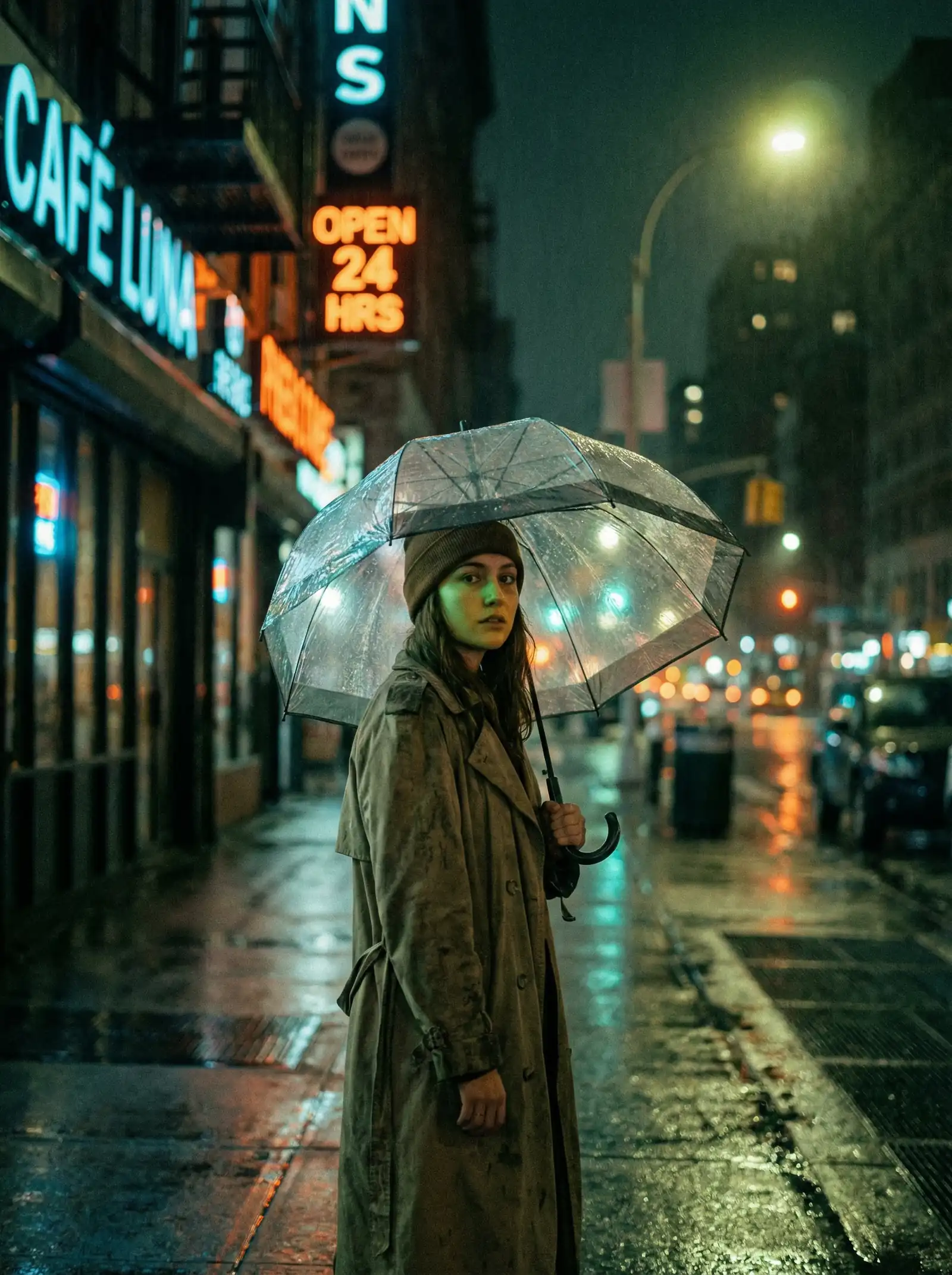 秋刀姨 本周佳作 - 雨夜独行